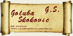 Goluba Skoković vizit kartica